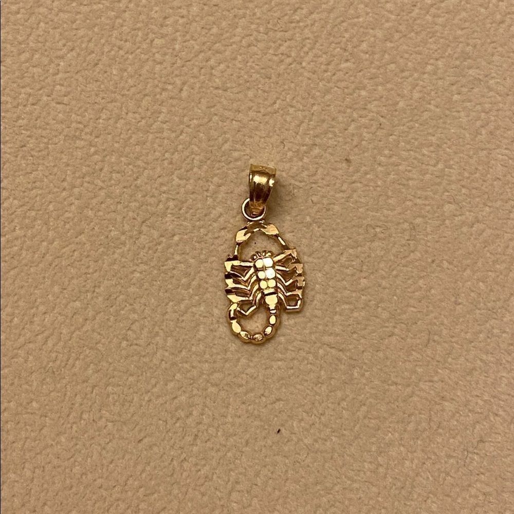Scorpion 14k Solid Gold Pendant perfect gift - Picture 7 of 9